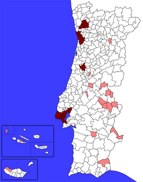 biggest cities in portugal|List of Portuguese municipalities by population .